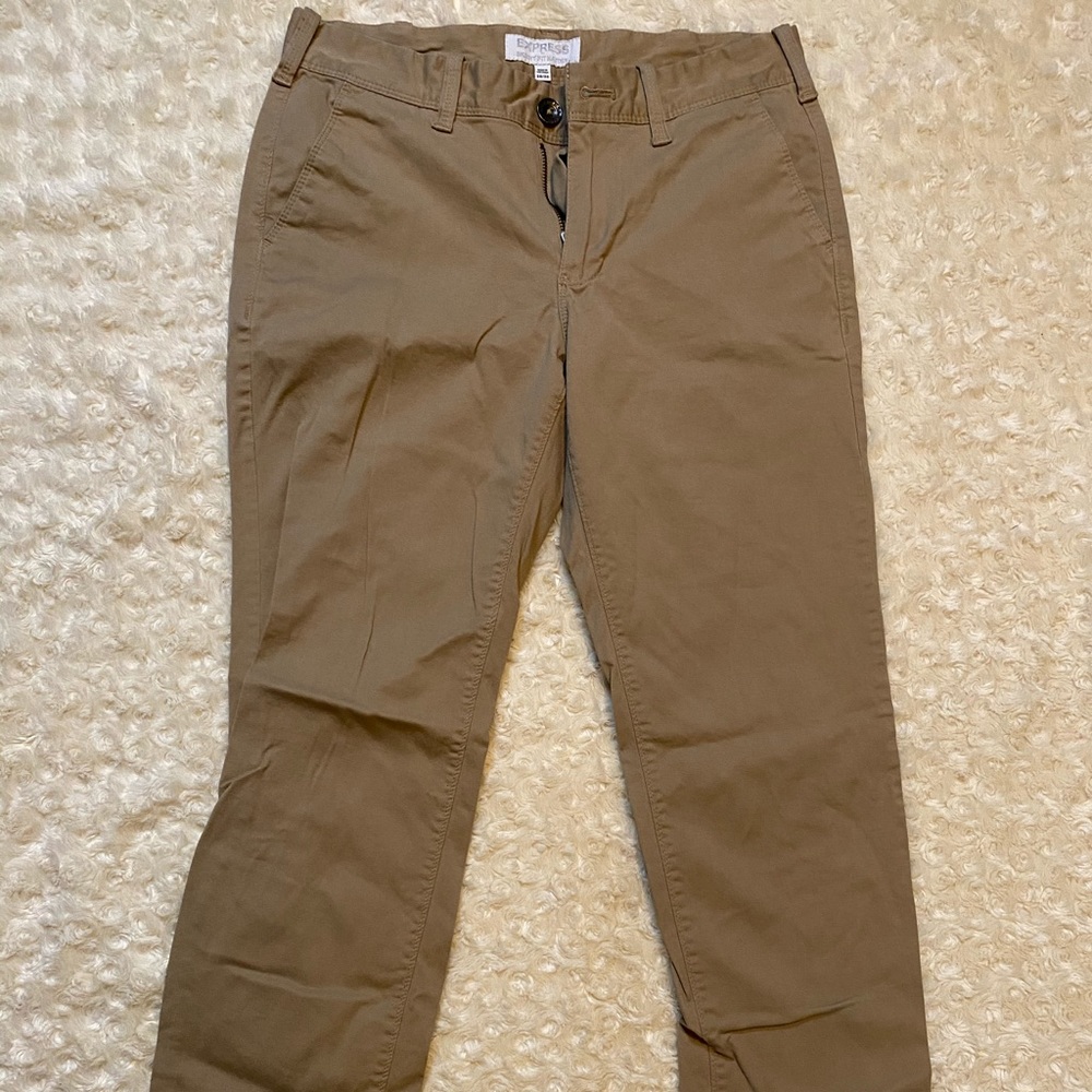 Tan perfect condition Express Jeans, 28x30 skinny